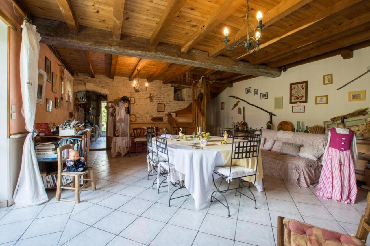 A L'Antan - La Ferme D'Octave Bed & Breakfast Saint-Hilaire-de-Villefranche Eksteriør bilde